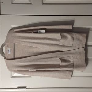 Oatmeal colored cardigan